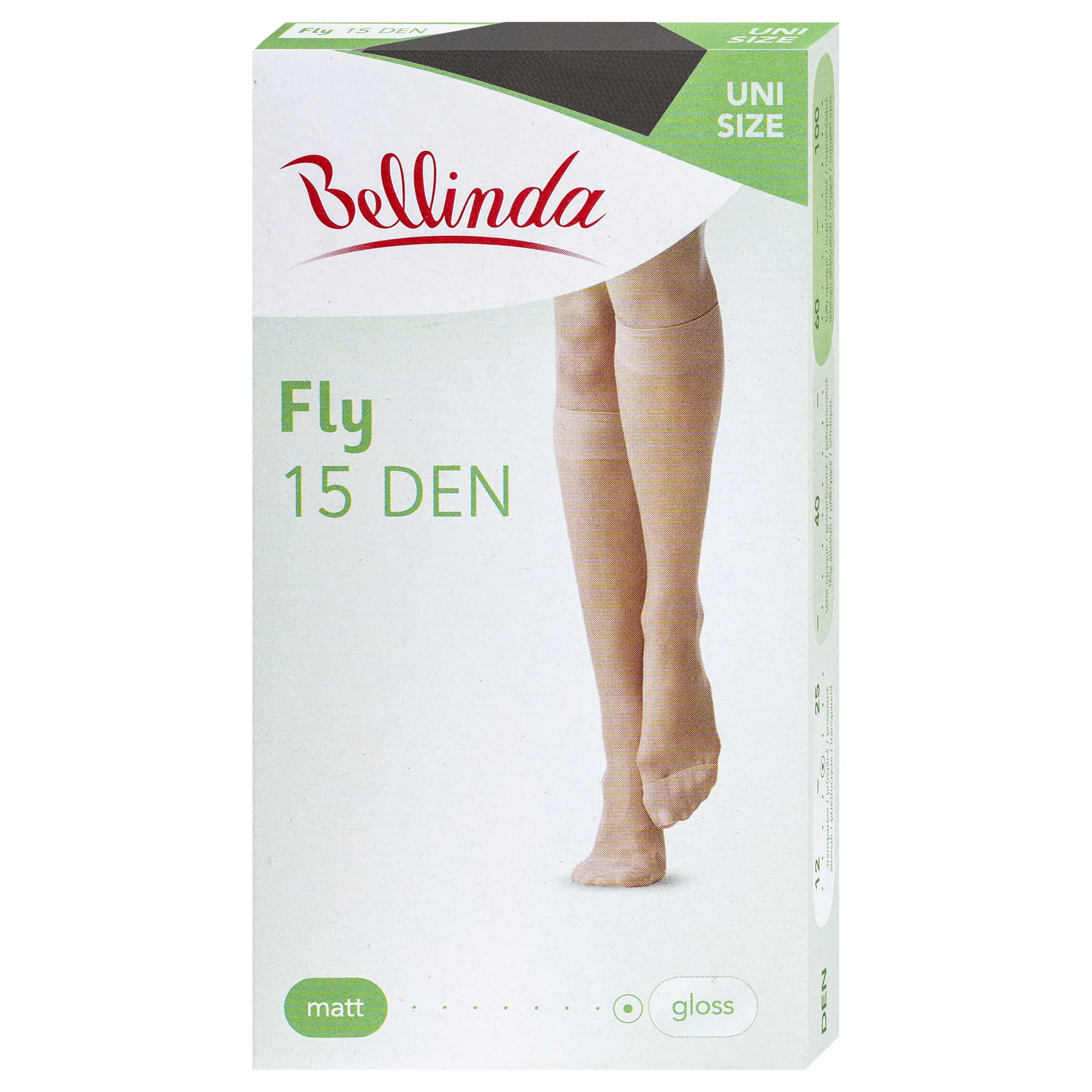 Bellinda térdharisnya 1 pár Fly 15 Fekete Uni