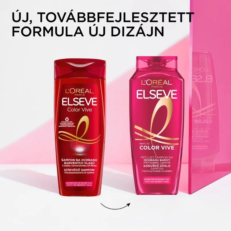 Elseve sampon 400ml + sampon (utántöltő) 250ml Color Vive Duopack