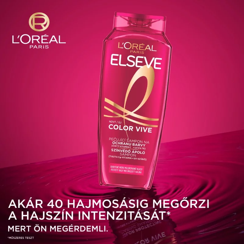Elseve sampon 400ml + sampon (utántöltő) 250ml Color Vive Duopack