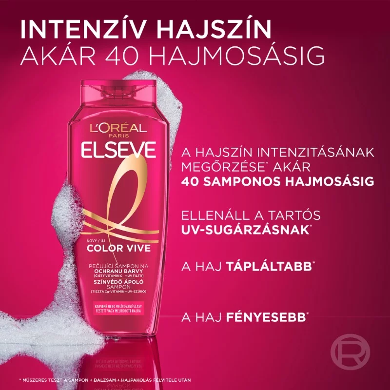 Elseve sampon 400ml + sampon (utántöltő) 250ml Color Vive Duopack