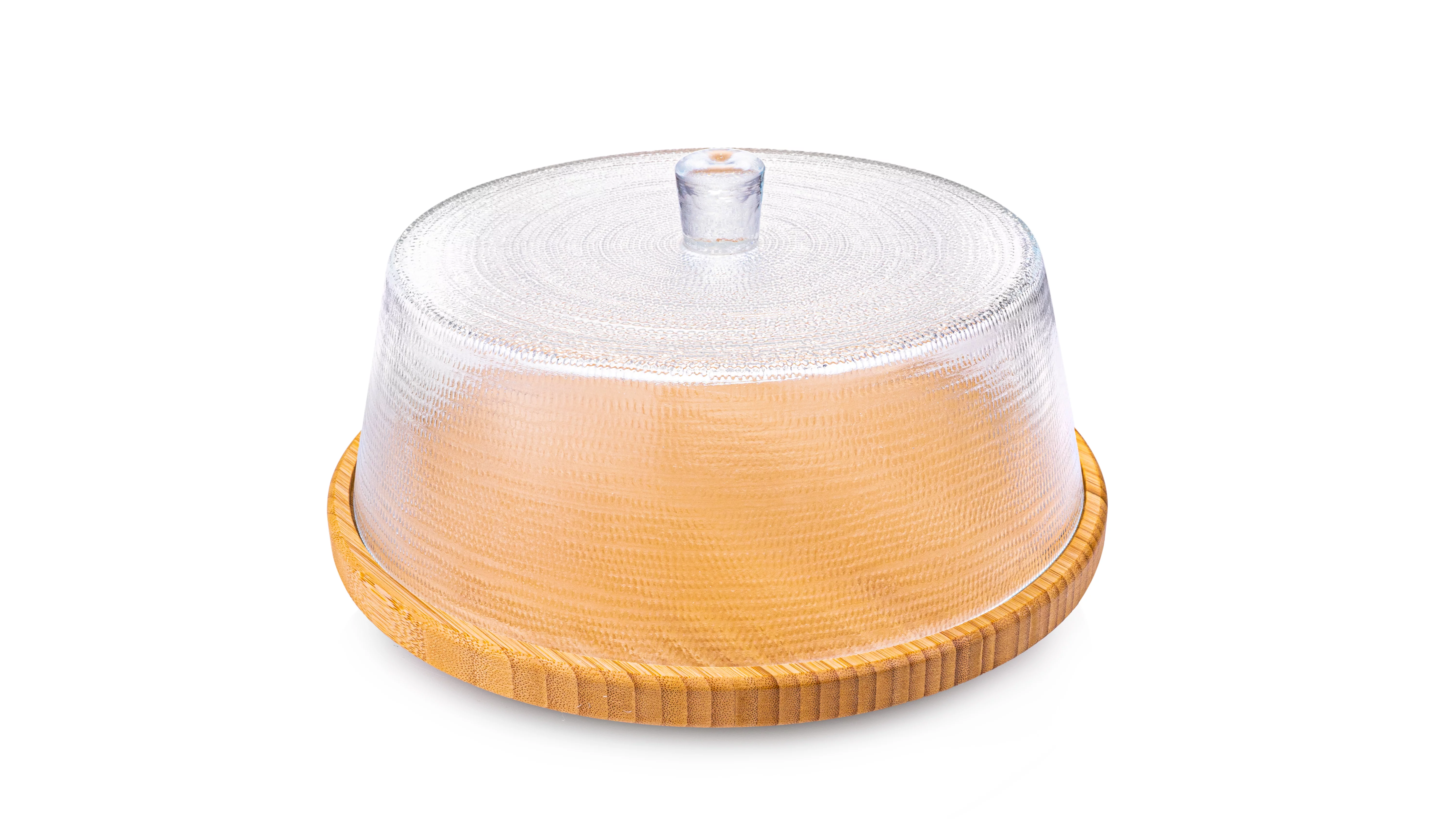 Üveg tortabúra 30cm 