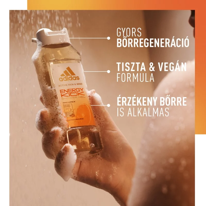 Adidas tusfürdő 400ml Skin&Mind Energy Kick női