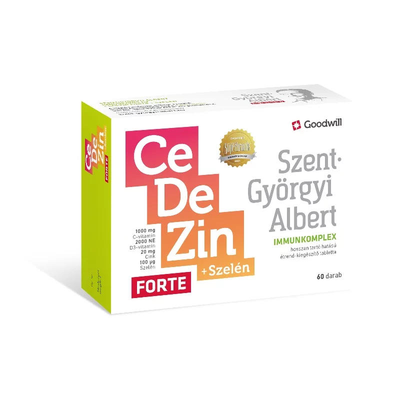 Szent-Györgyi Albert tabletta 60db Immunkomplex Cedezin Forte + Szelén