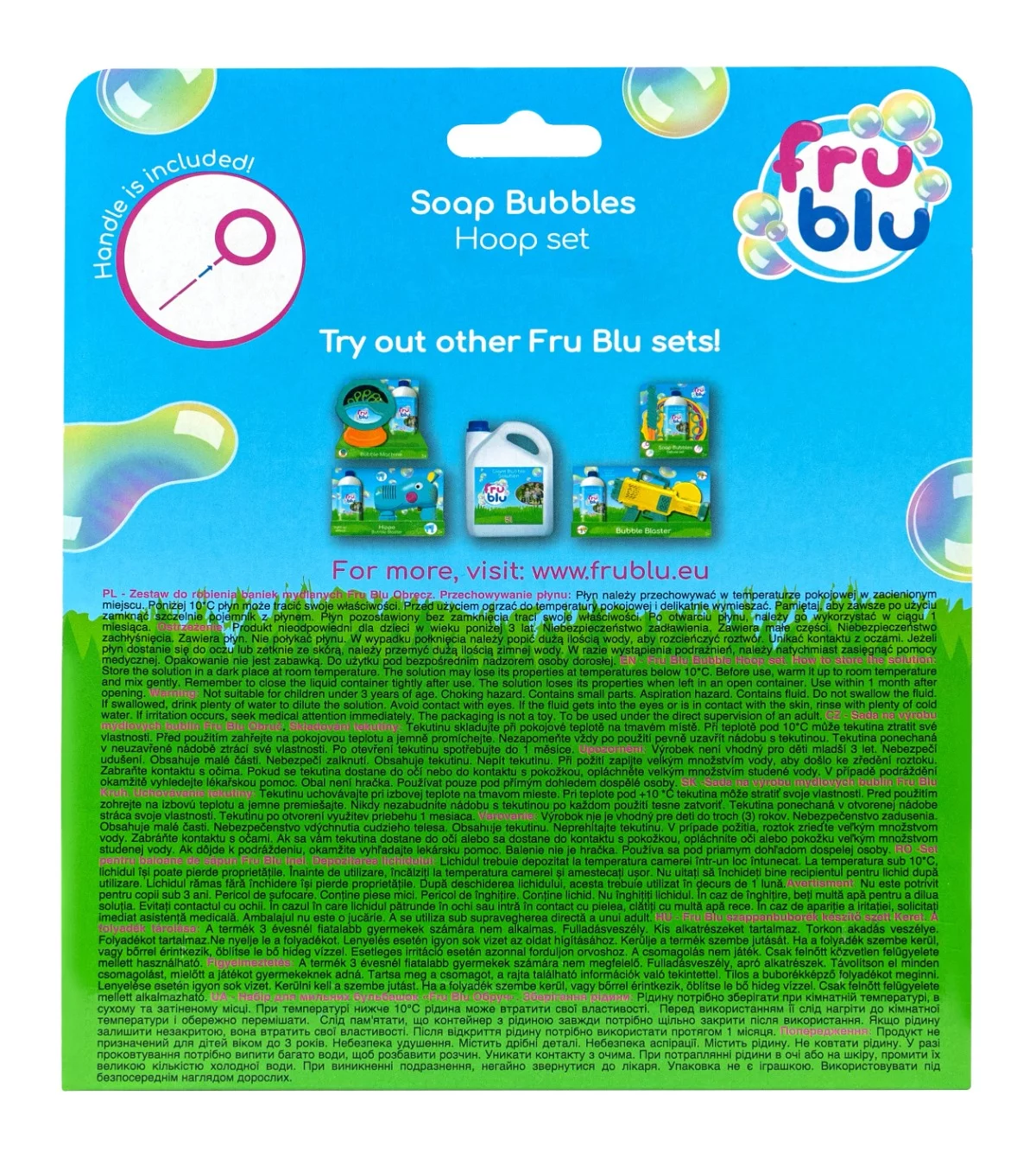 Frublu buborék készítő hurok szett + 0,4L folyadék