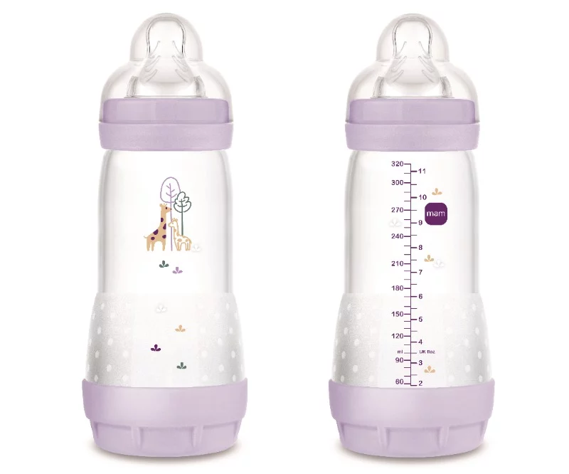 MAM Anti Colic Matt cumisüveg 320ml lány