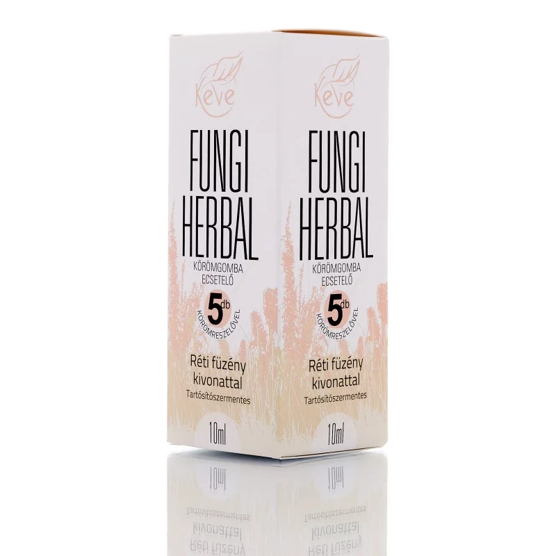 Keve Fungi Herbal körömgomba ecsetelő oldat 10ml 5db reszelővel