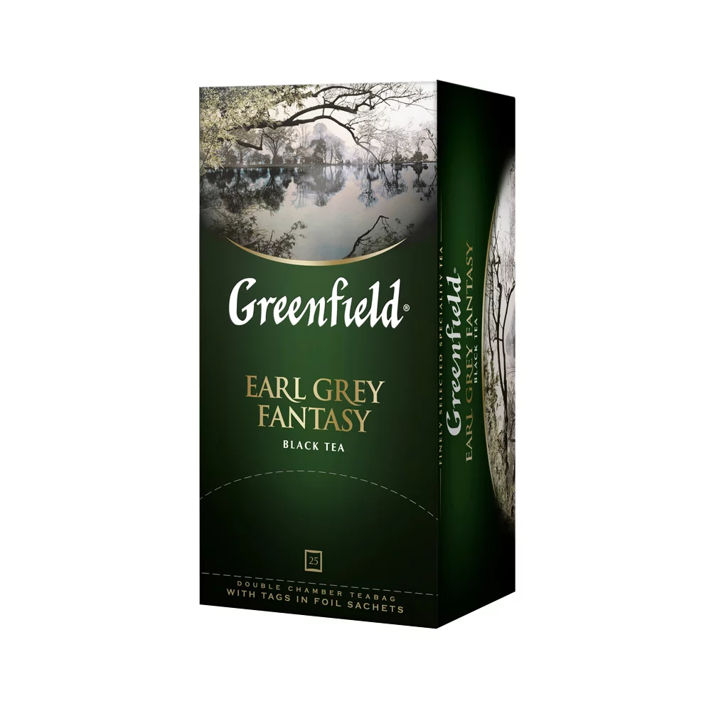 Greenfield fekete tea 25x2g Earl Grey Fantasy