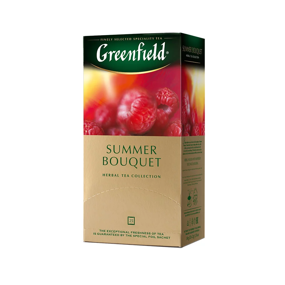 Greenfield gyümölcsös tea 25x2g Summer Bouquet