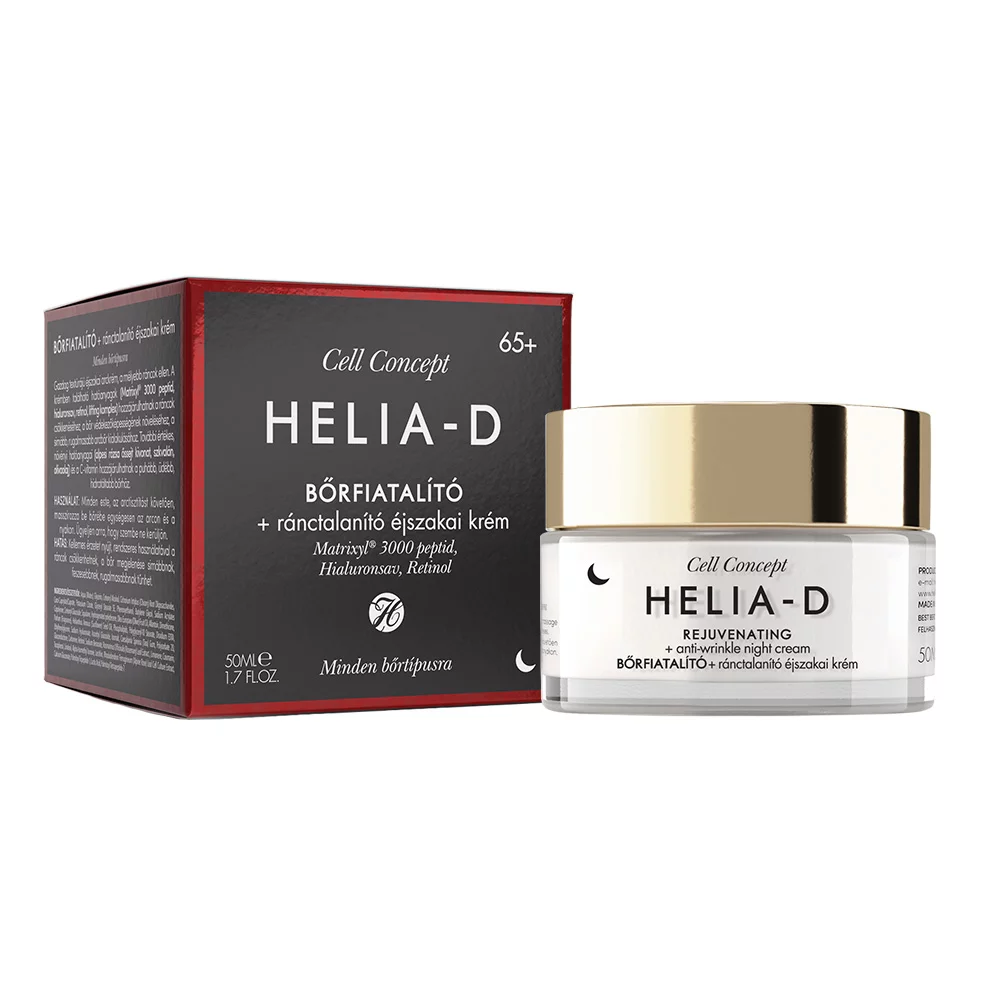 Helia-D Cell C. ránct. arckrém 50ml  bőrfiatalító éjszakai 65+
