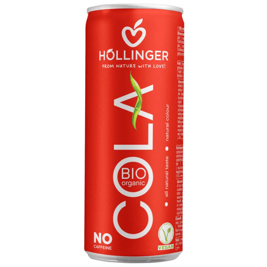 Höllinger szénsavas üdítőital 250ml Cola bio 