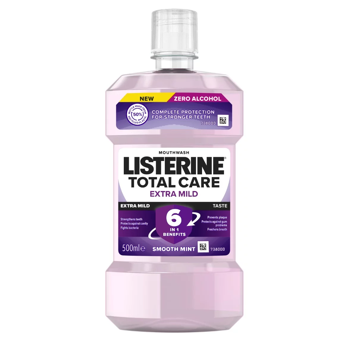 Listerine szájvíz 500ml Total Care Extra Mild Taste