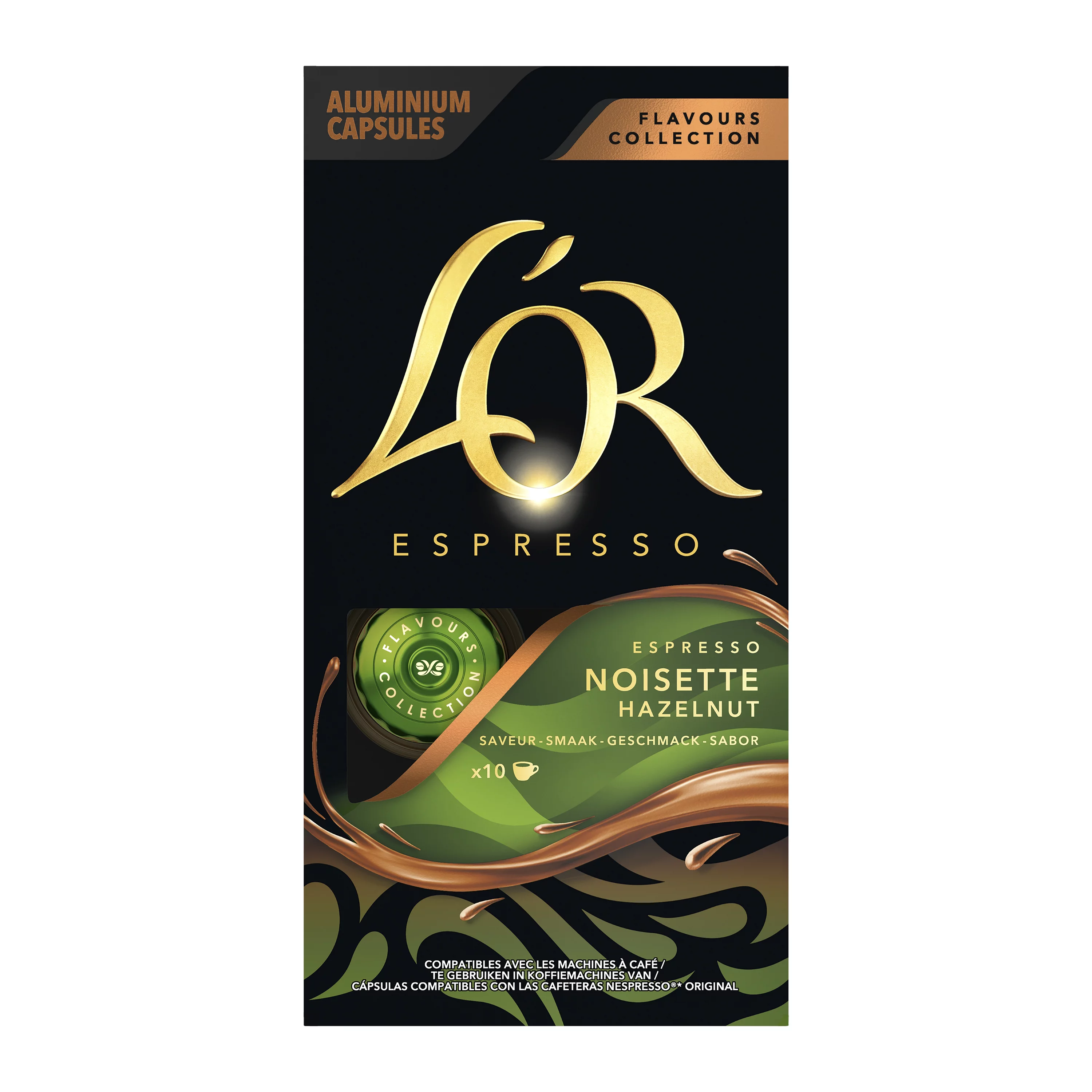 L´OR kávékapszula 10db mogyorós 52g NCC