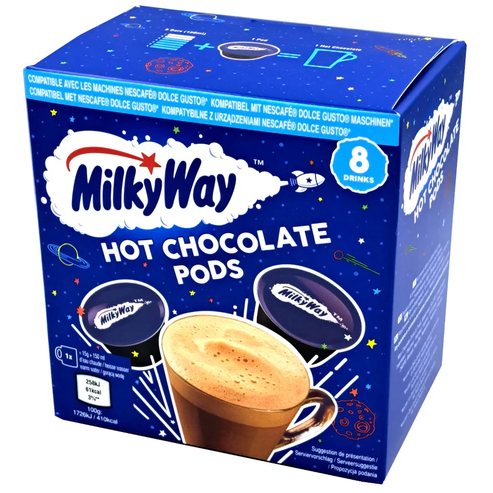 Milkyway forró csoki kapszula 8db 120g DGC