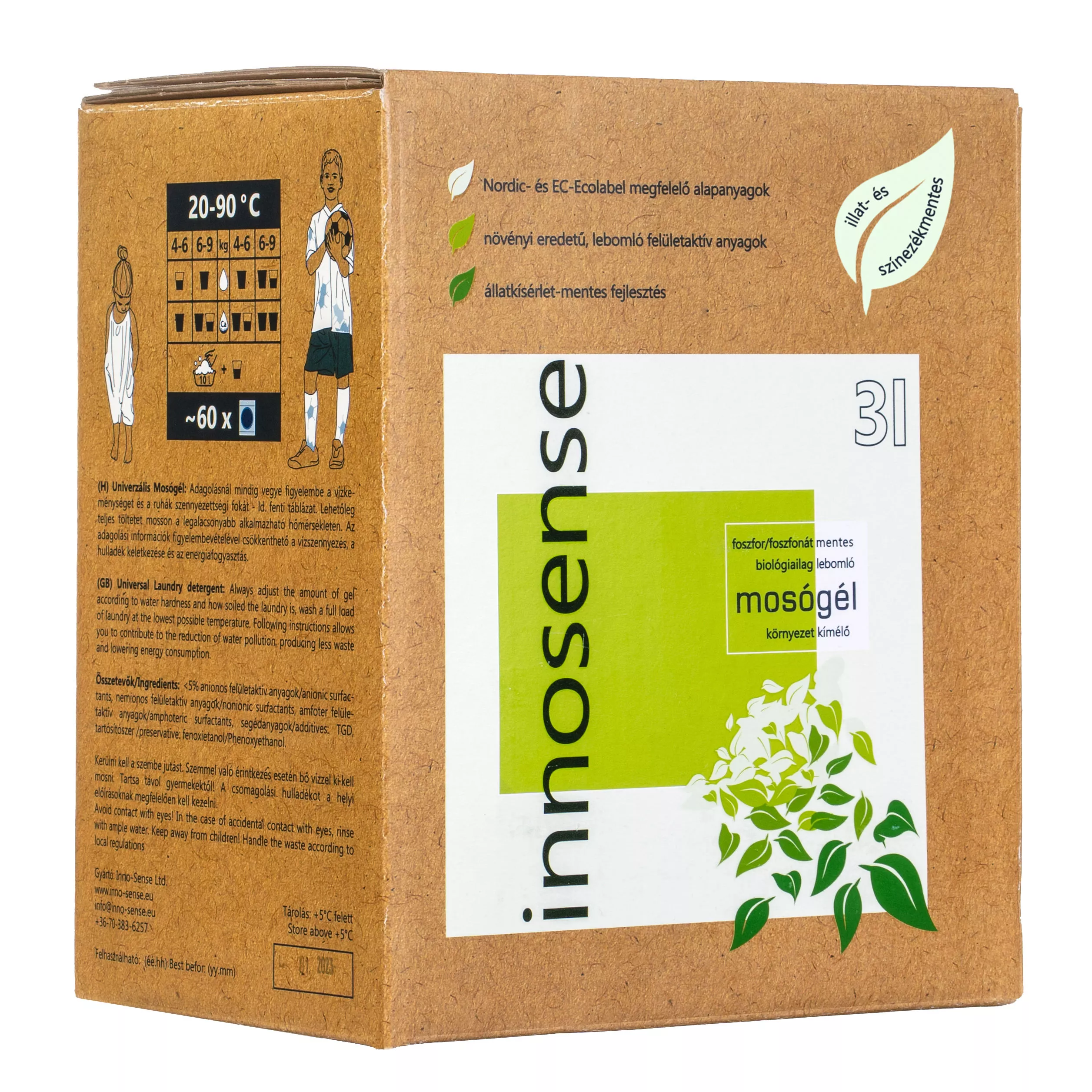 Innosense mosógél 3l 60 mosás