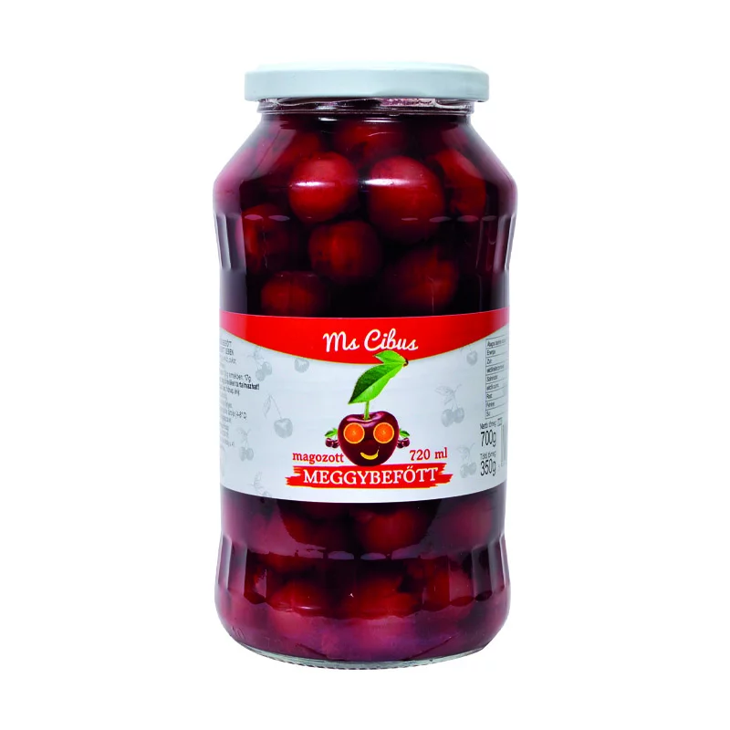 Cibus meggybefőtt 700/350g magozott