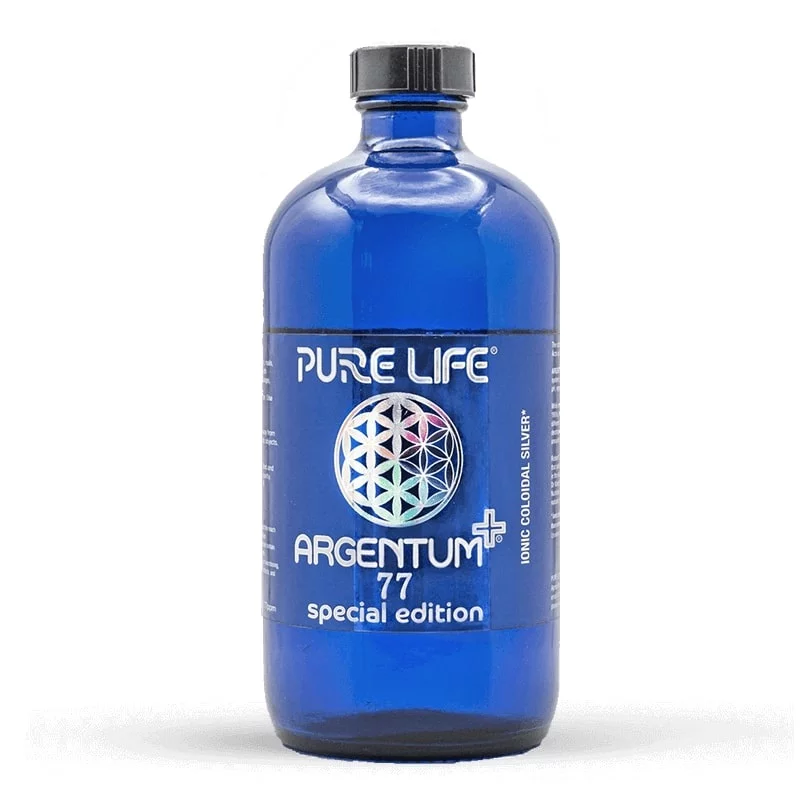 Pure Life szájöblögető 480ml ARGENTUM + 77 ppm kolloid ezüst ion oldatot tartalmazó