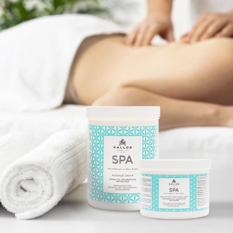 Kallos Spa kéz- és lábápoló masszírozó krém 500ml