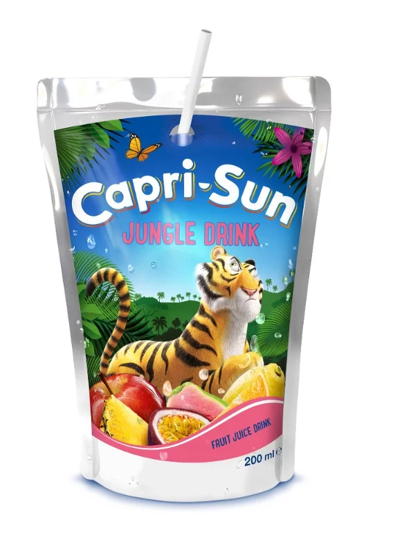 Capri-Sun Jungle Drink vegyes gyümölcsital cukorral és édesítőszerrel 200 ml 