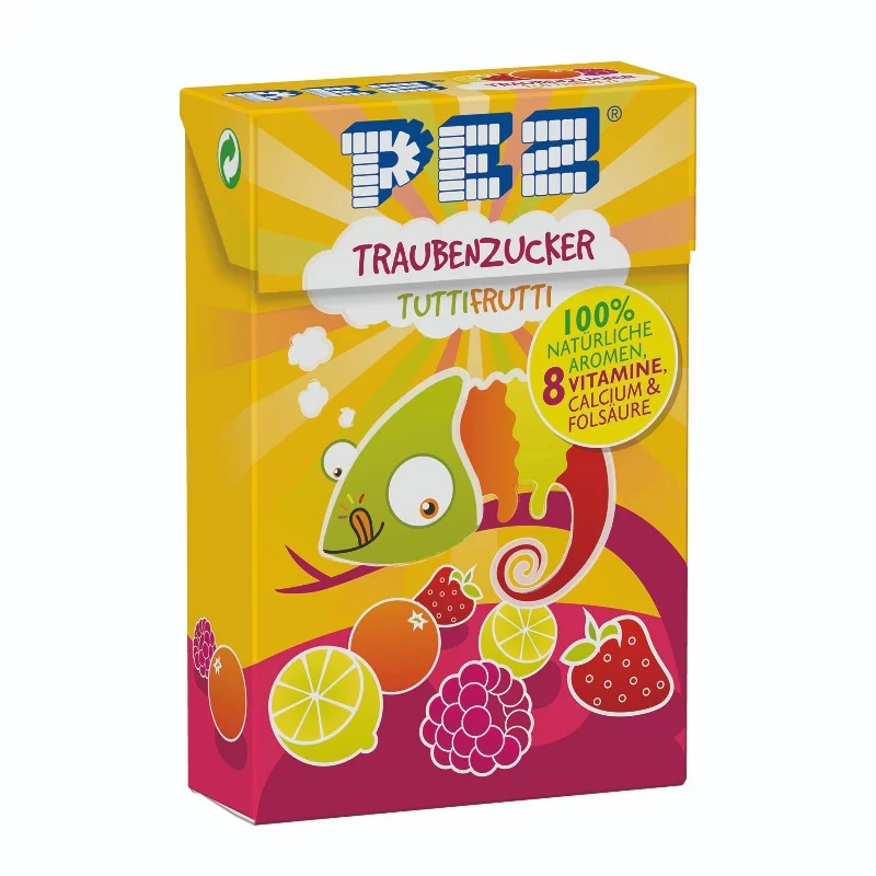 PEZ szőlőcukor 45g dobozos vitaminos