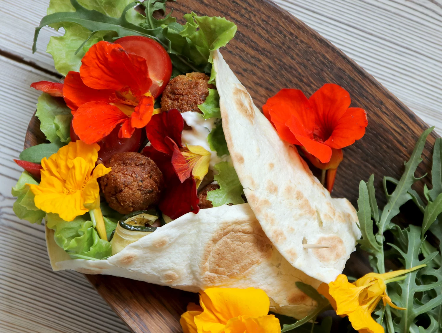 Wrap falafellel