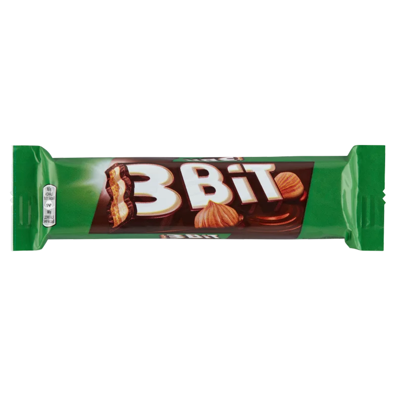 3bit Tejcsokoládéval Bevont Keksz Szelet Mogyoróízű Töltelékkel 46 G