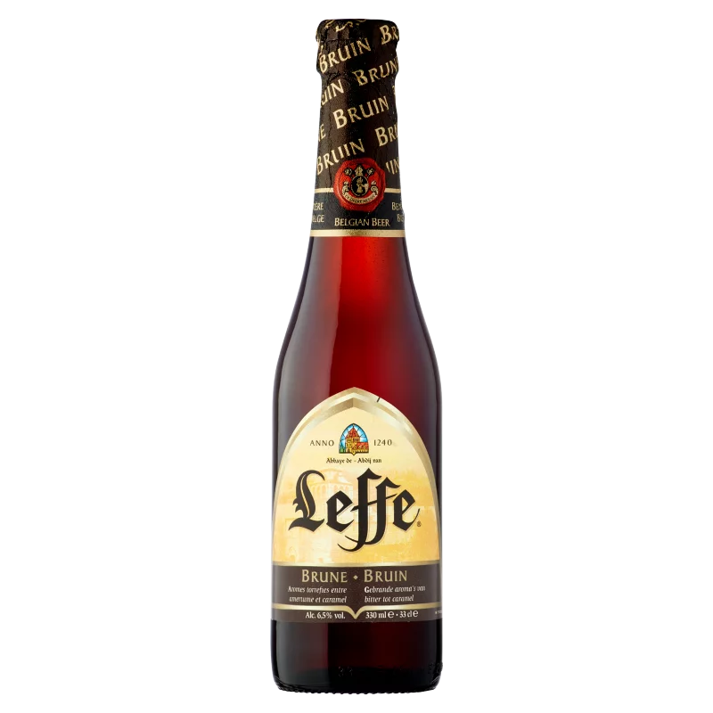 Leffe Brune eredeti belga apátsági barna sörkülönlegesség 6,5% 0,33 l