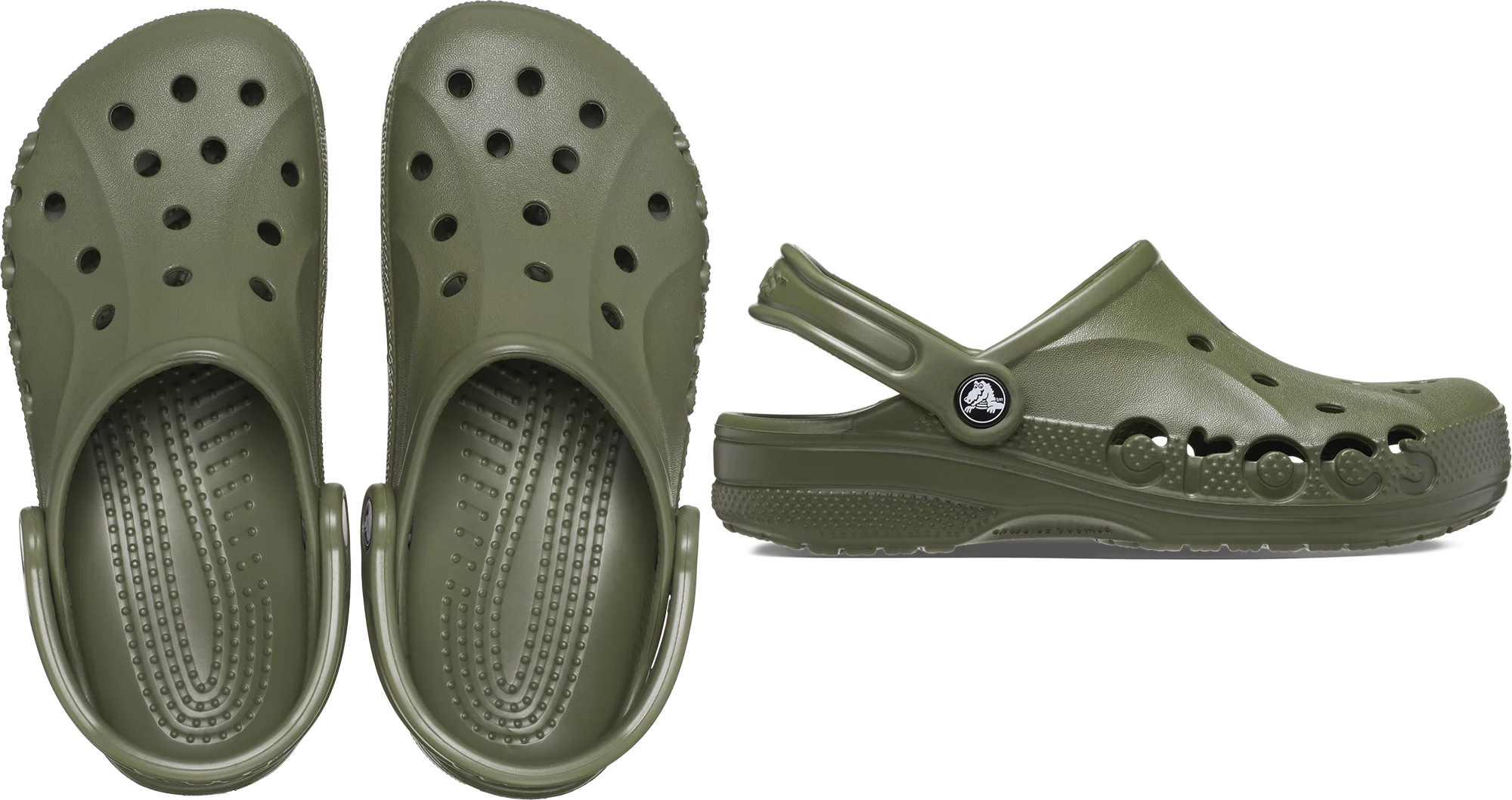Crocs papucs Baya/ Army Zöld színben 46-47 méretben