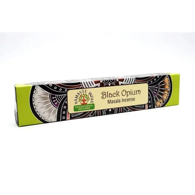 Namaste Füstölő 15db/cs India Black Opium