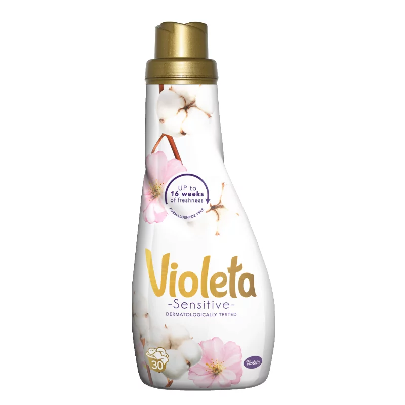 Violeta öblítő konc. 900ml sensitive mikrokapszulákkal 30 mosás