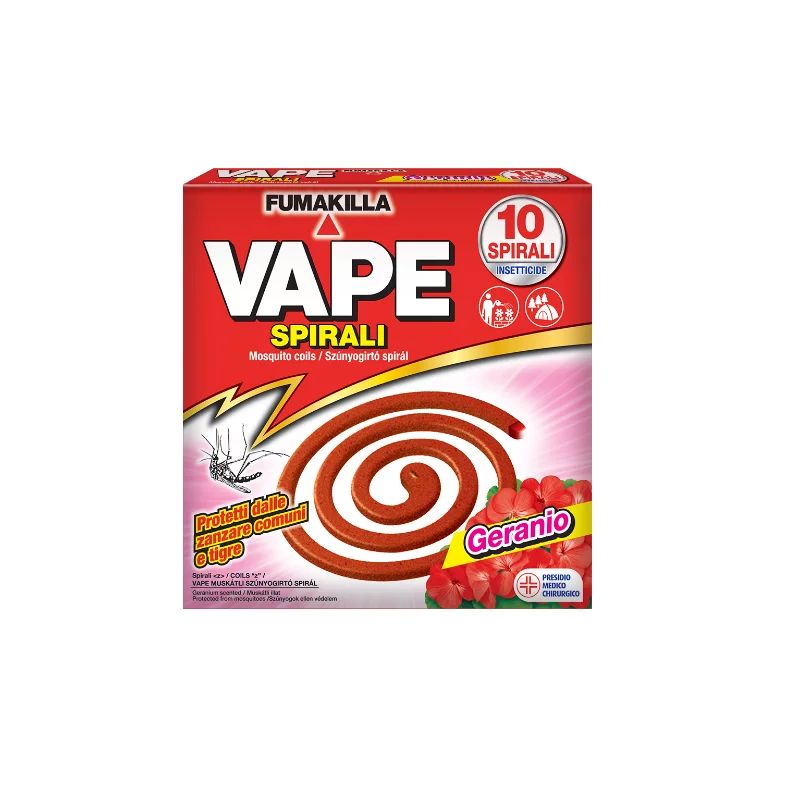 Vape szúnyogírtó spirál - Muskátli