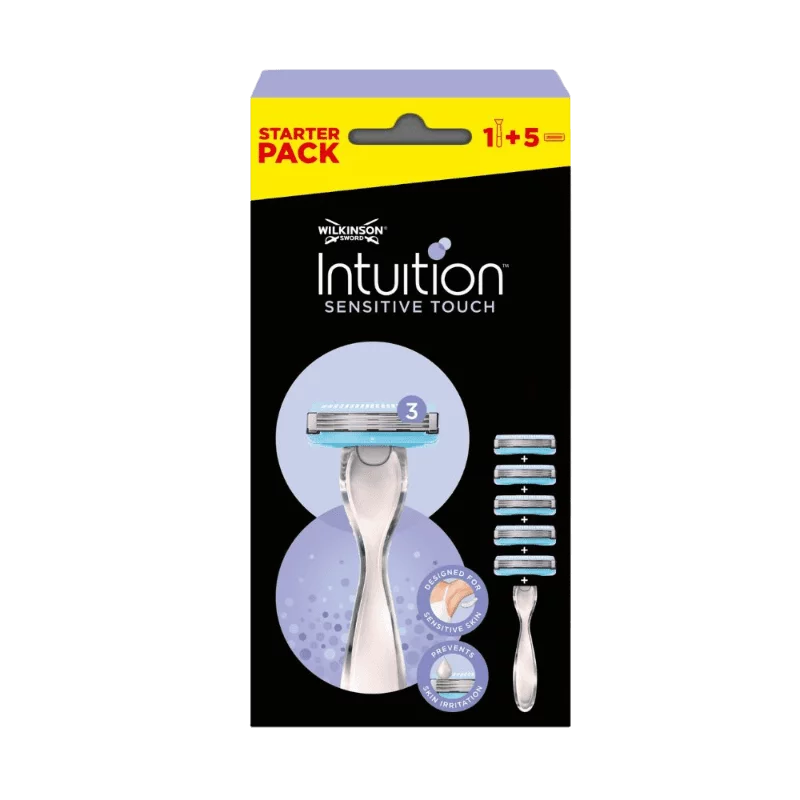 Wilkinson borotvakészülék Intuition Sens T 5db betéttel női