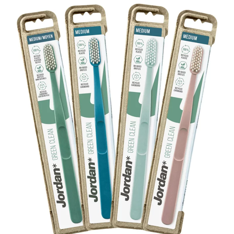 Jordan fogkefe Green Clean medium - Menta