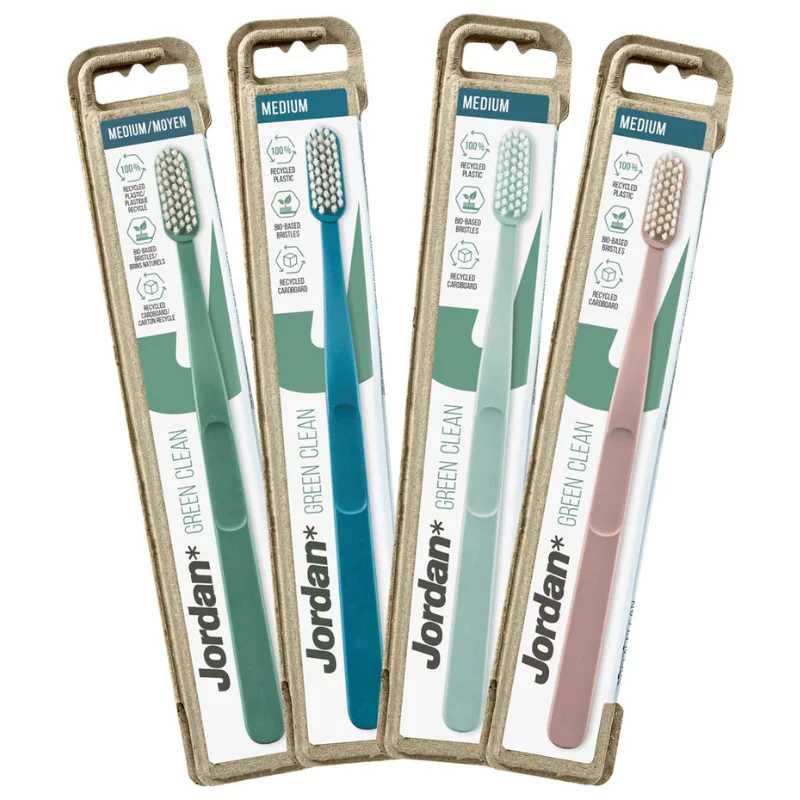 Jordan fogkefe Green Clean medium - Zöld