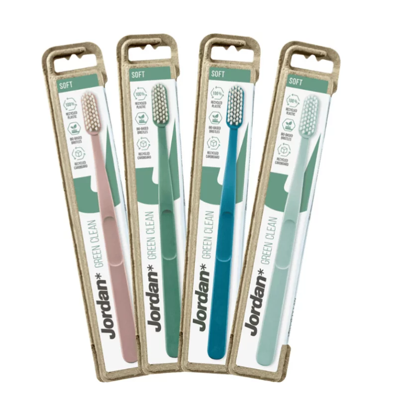 Jordan fogkefe Green Clean soft - Zöld