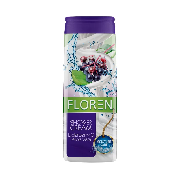 Floren tusfürdő 300ml Elderberry&Aloe