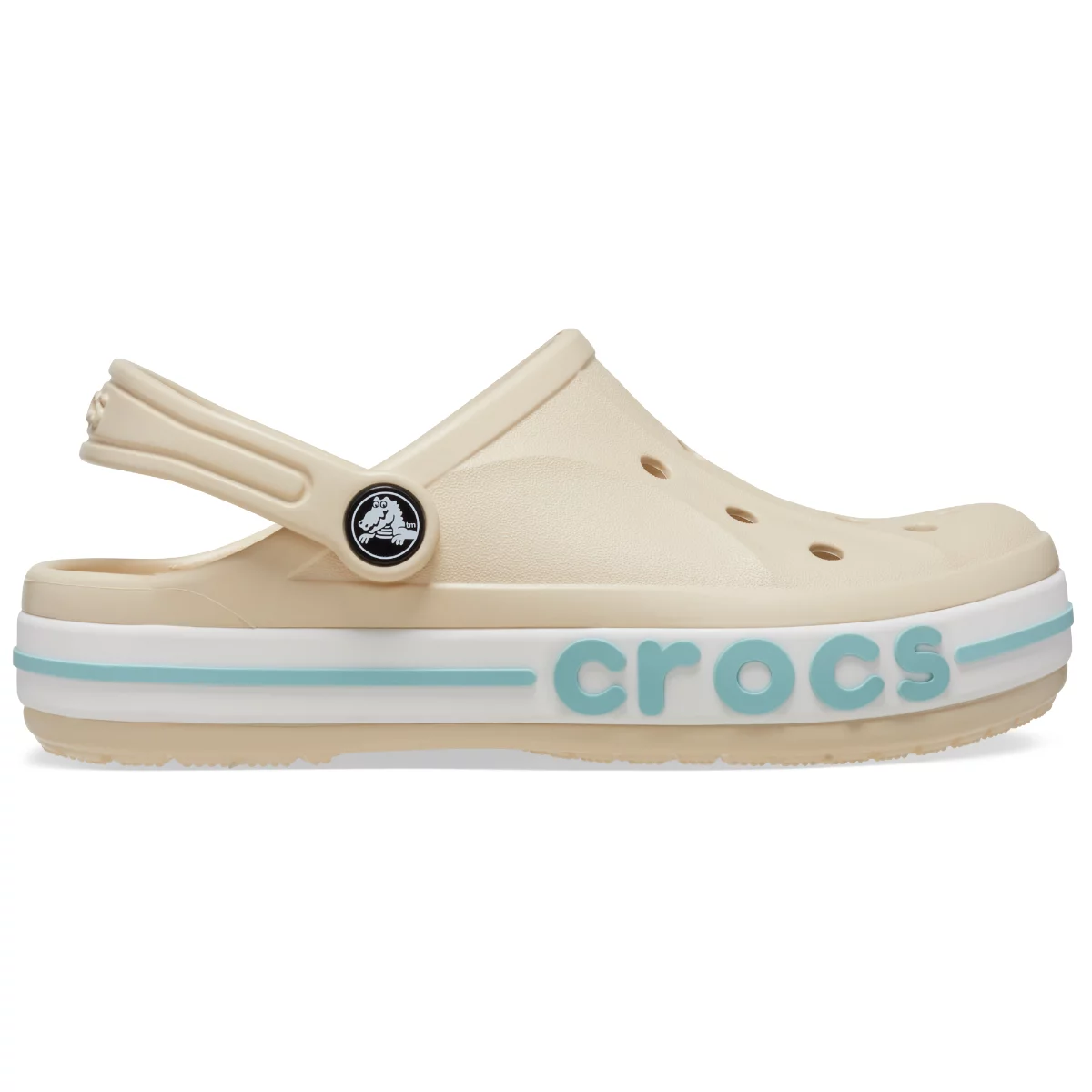 Crocs papucs Bayaband Clog bézs/kék színben 27-28 méretben