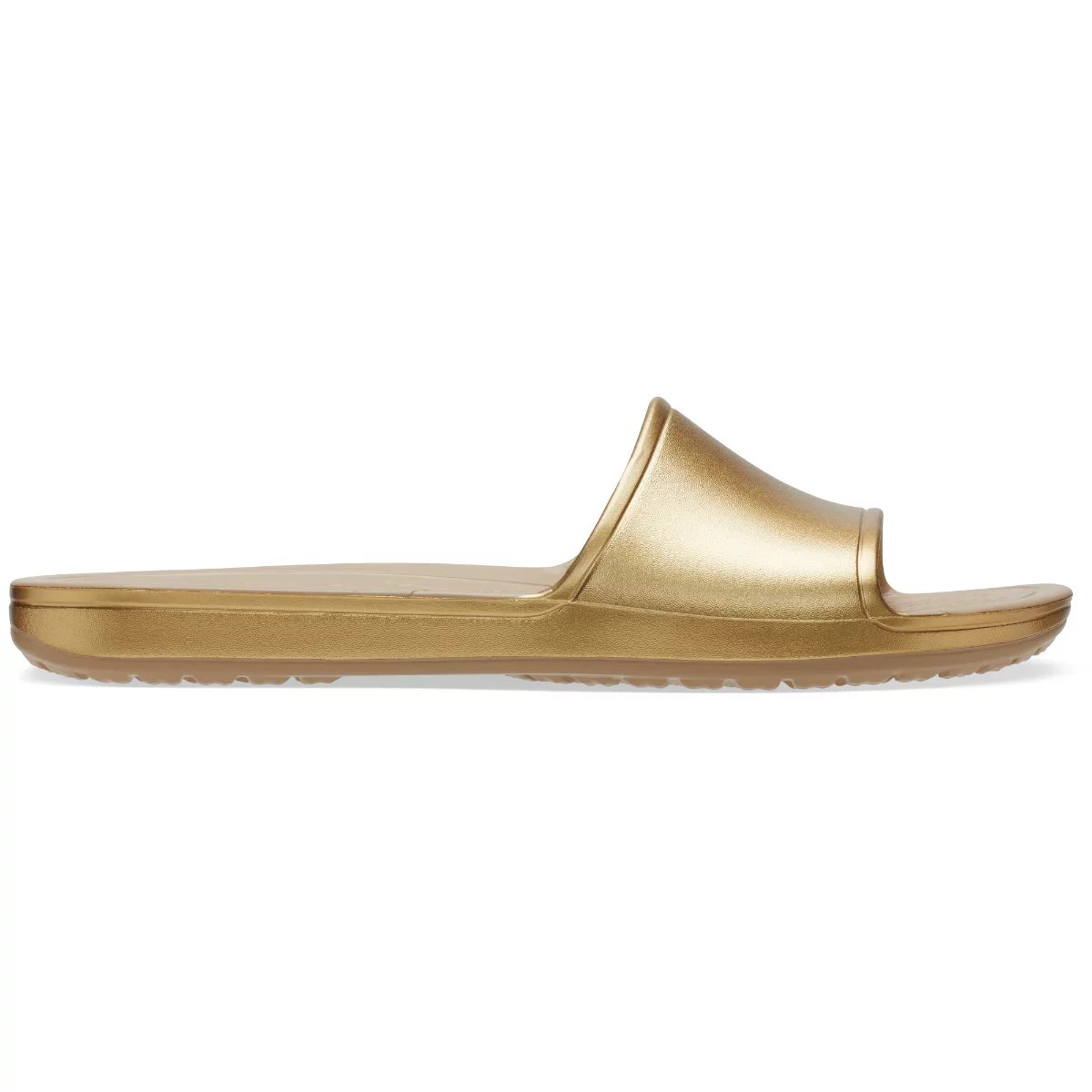 Crocs papucs Kadee Metallic Slide arany színben 39-40 méretben