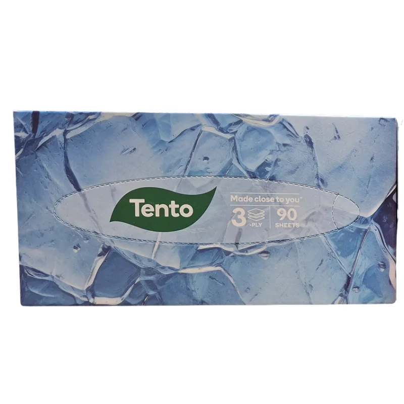 Tento papírzsebkendő 90db-os 3 rétegű - Jég