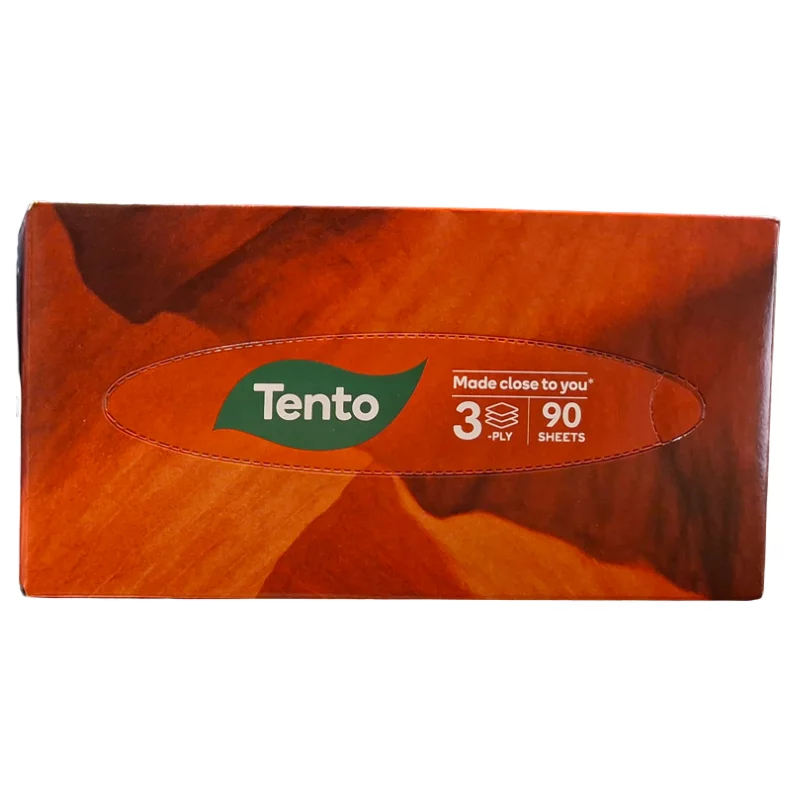 Tento papírzsebkendő 90db-os 3 rétegű - Tűz