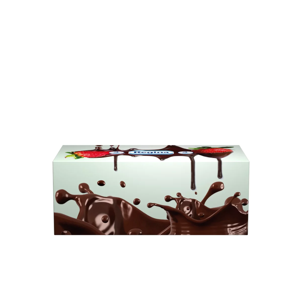 Regina papír zsebkendő 96 db 4 rétegű Splashwte - Csokoládé