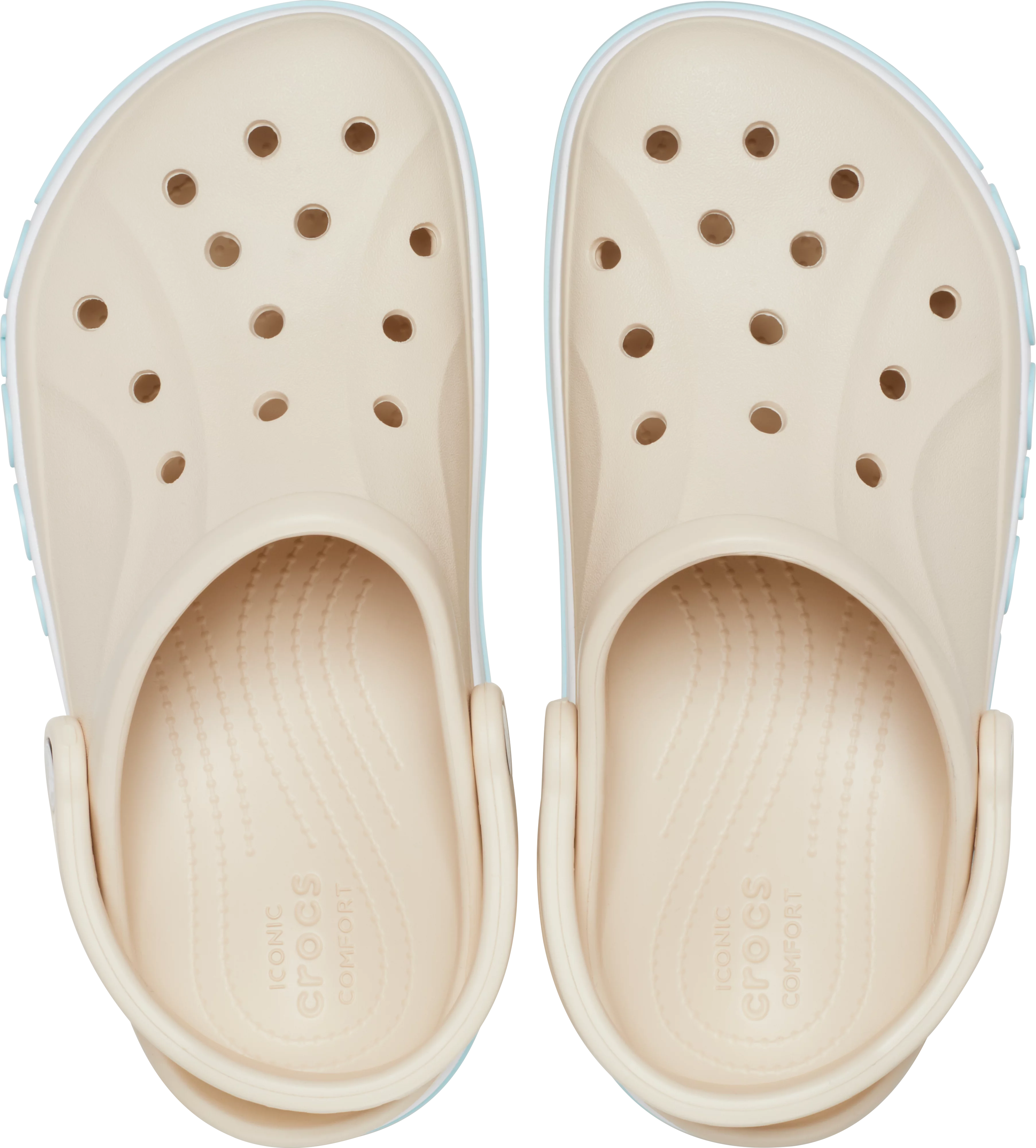 Crocs papucs Bayaband Clog bézs/kék színben 32-33 méretben