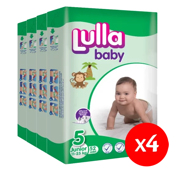 Lulla Baby pelenka S5 52  11-25 kg junior-pelenka csomag 4X52db