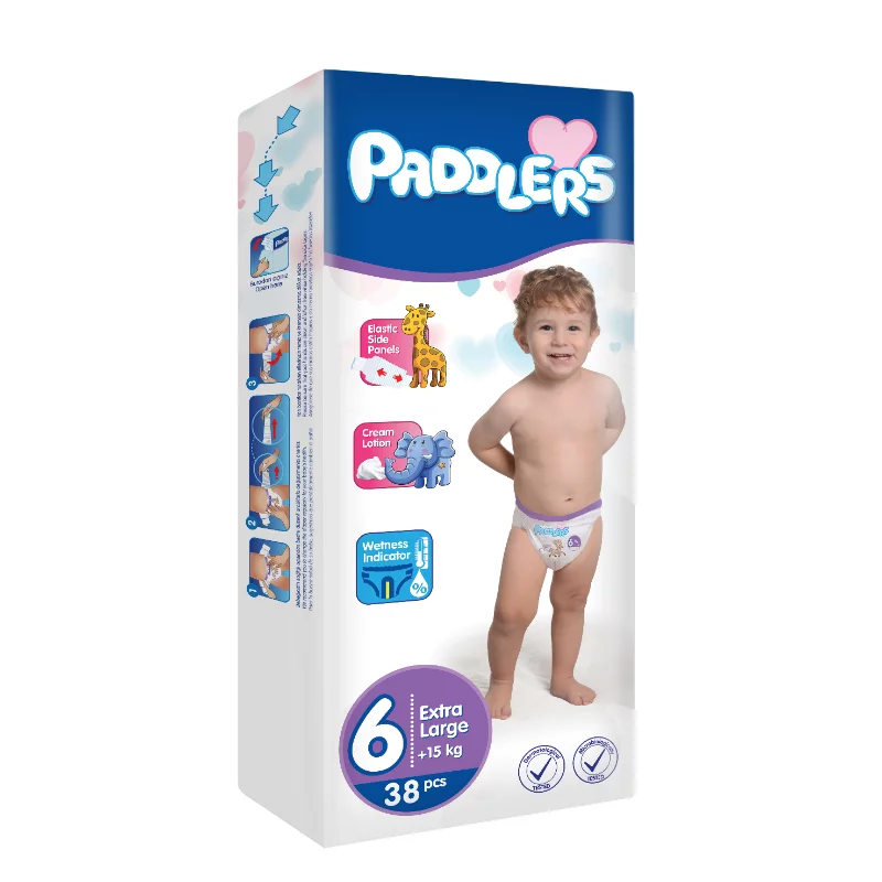 Paddlers Baby nadrágpelenka S6 38db 15+ kg extra large