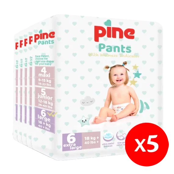 Pine Pants bugyipelenka S6 44  extra large-pelenka csomag 5X44db