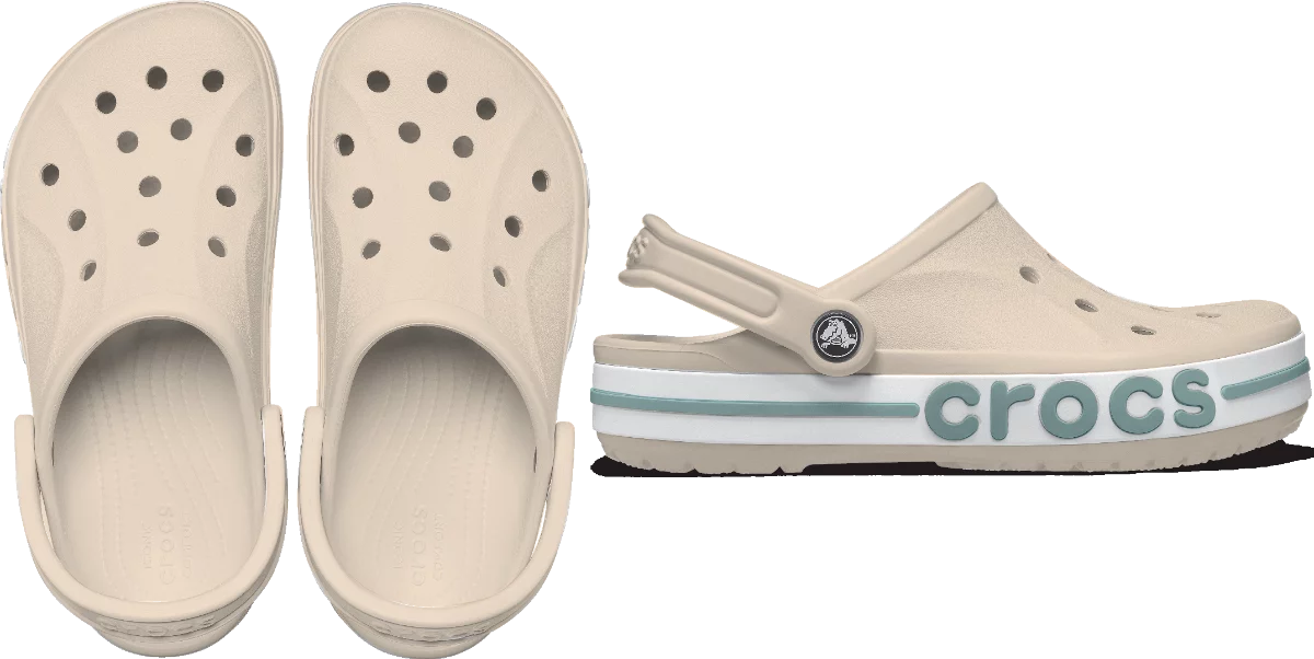 Crocs papucs Bayaband Clog bézs/kék színben 25-26 méretben