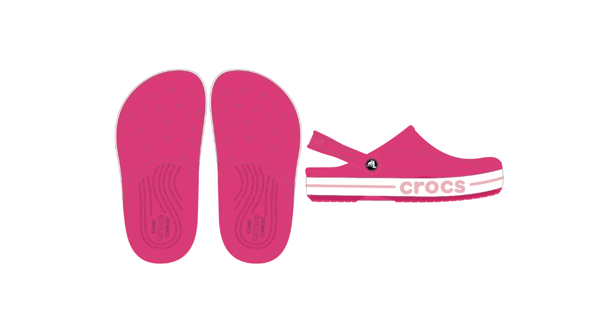 Crocs papucs Bayaband Clog T/ Electric pink színben 24-25 méretben