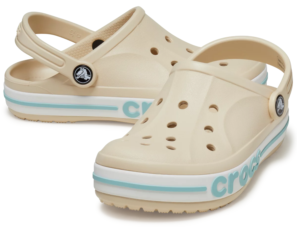 Crocs papucs Bayaband Clog bézs/kék színben 25-26 méretben