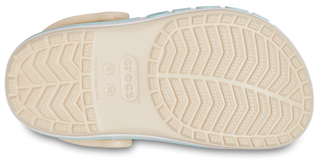 Crocs papucs Bayaband Clog bézs/kék színben 22-23 méretben