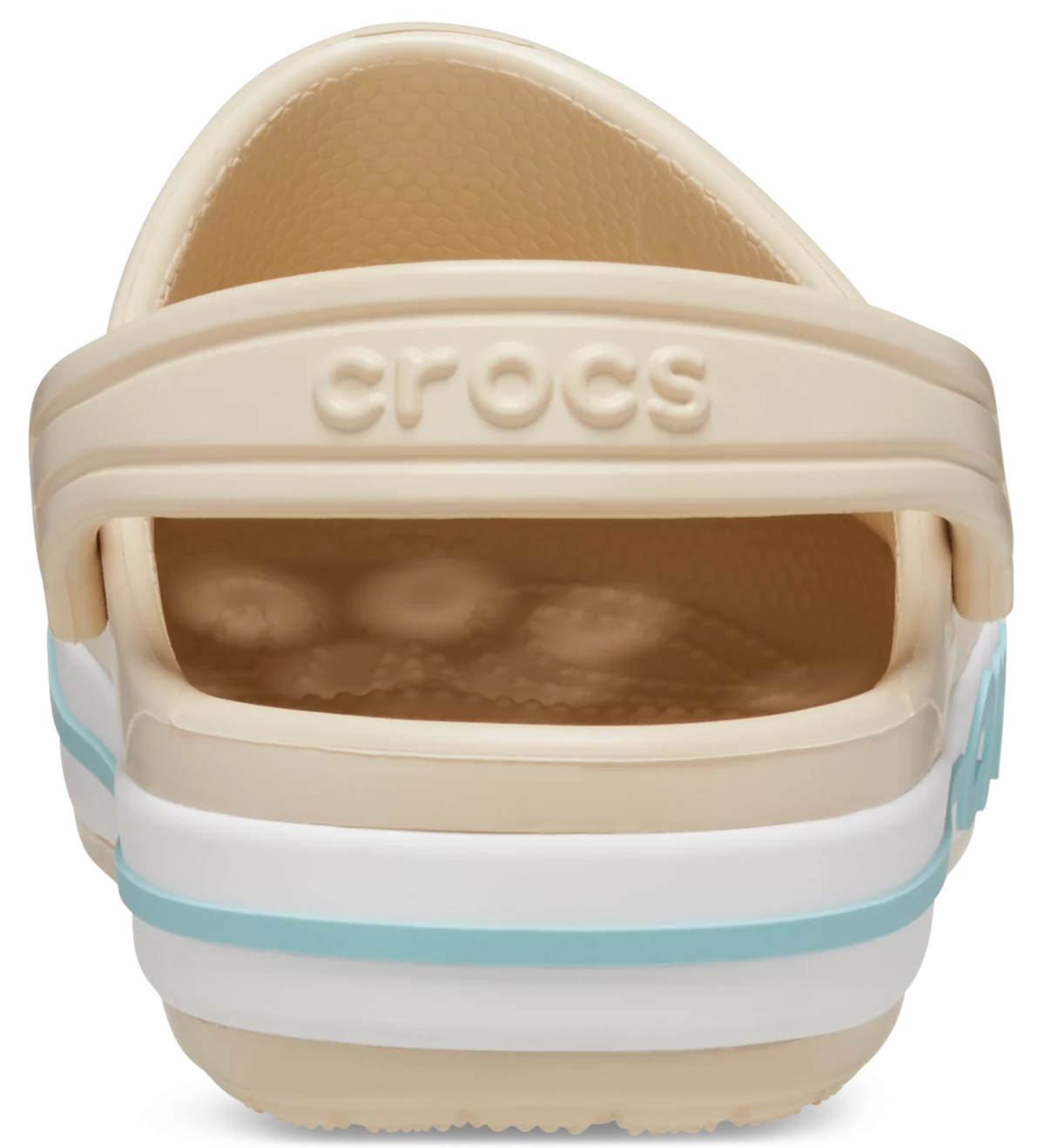 Crocs papucs Bayaband Clog bézs/kék színben 25-26 méretben