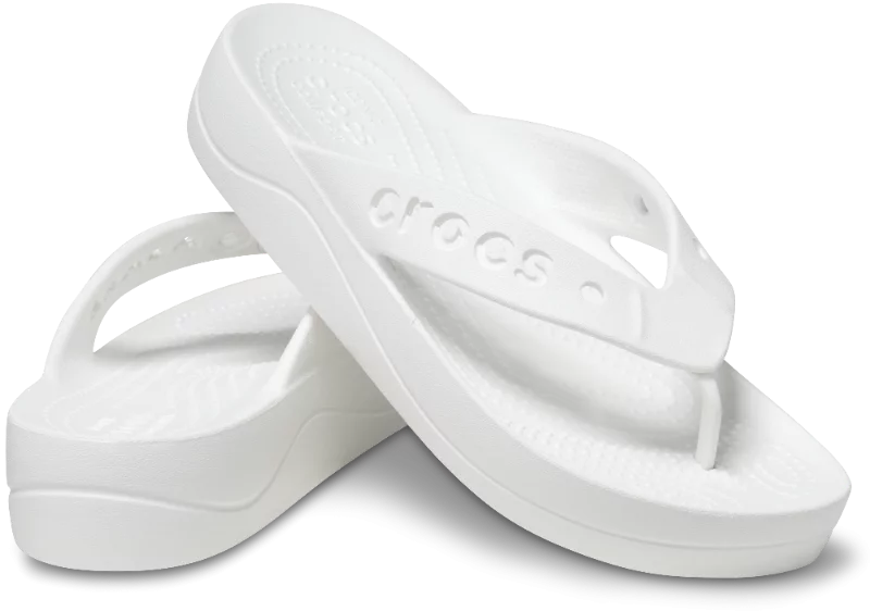 Crocs papucs Baya Platform Flip fehér színben 36-37 méretben